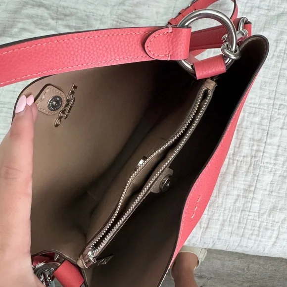 Coach Small Town Bucket Bag Taffy with Silver Hardware - Picture 3 of 3